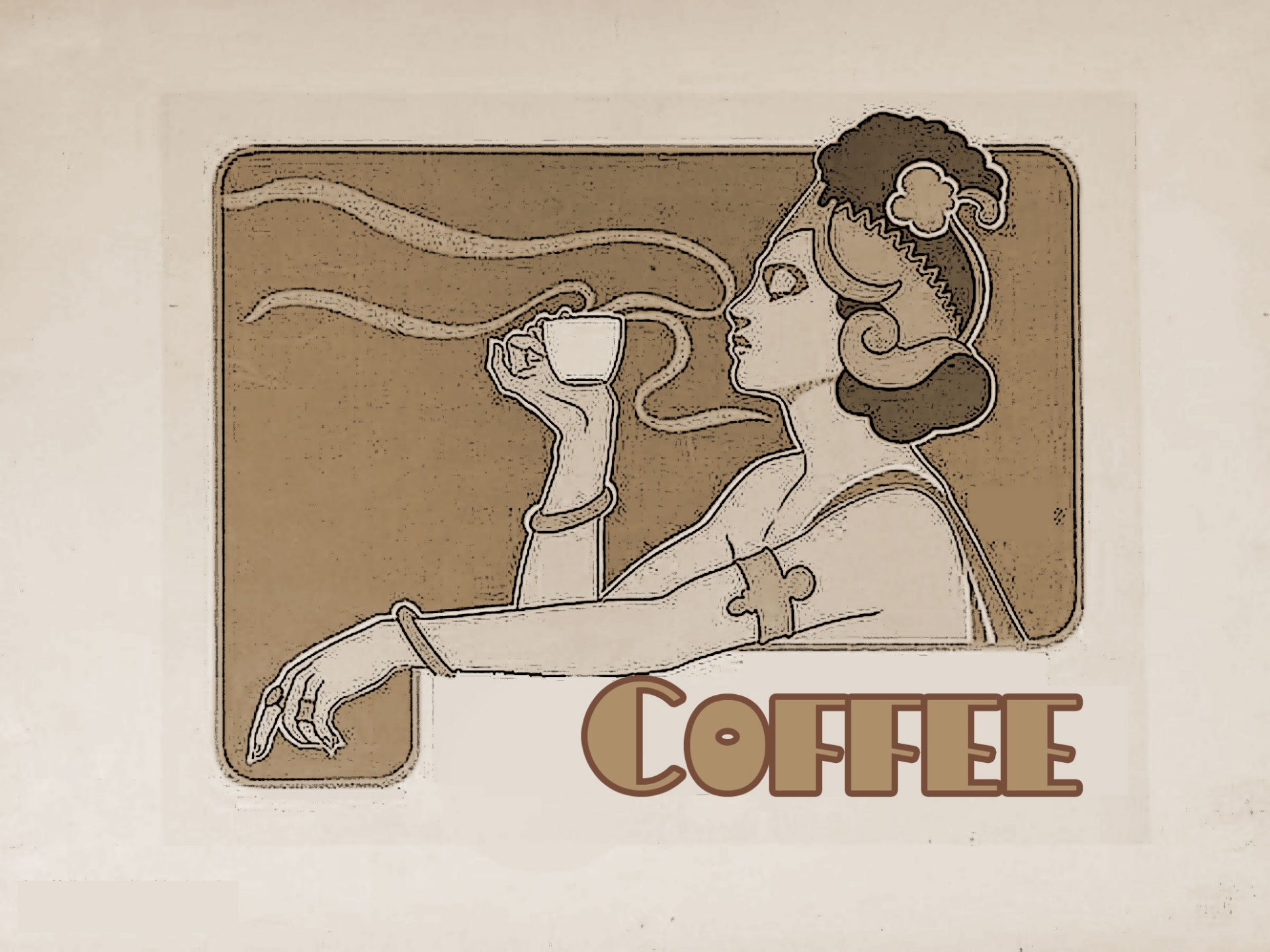 coffee poster vintage free photo