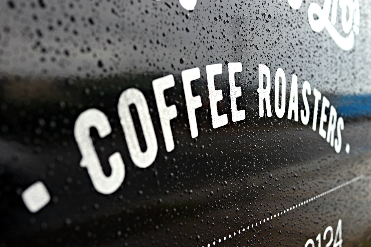 coffee roaster signage shop free photo