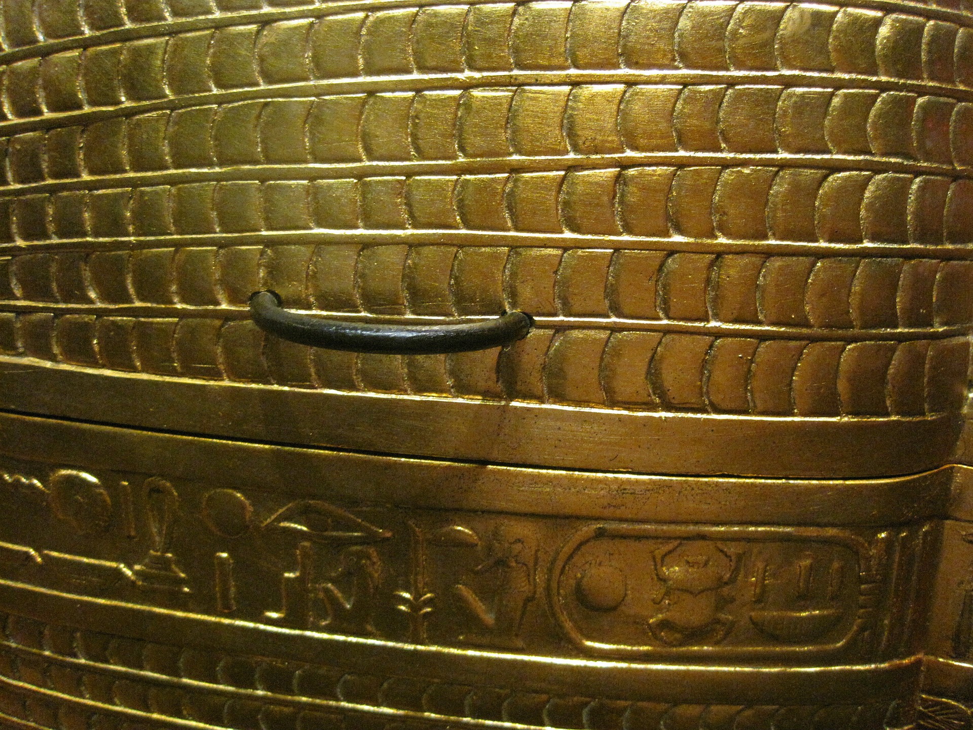 tutankhamun's coffin gold free photo