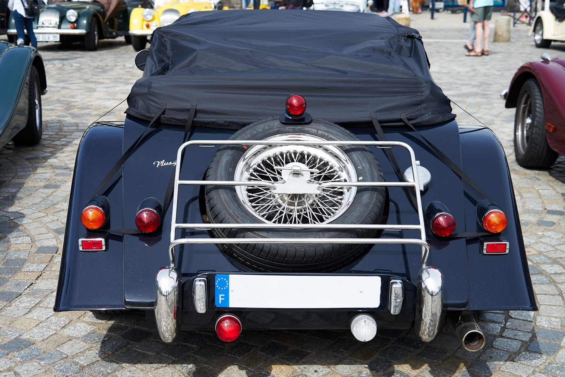 vintage car car trunk driving free photo