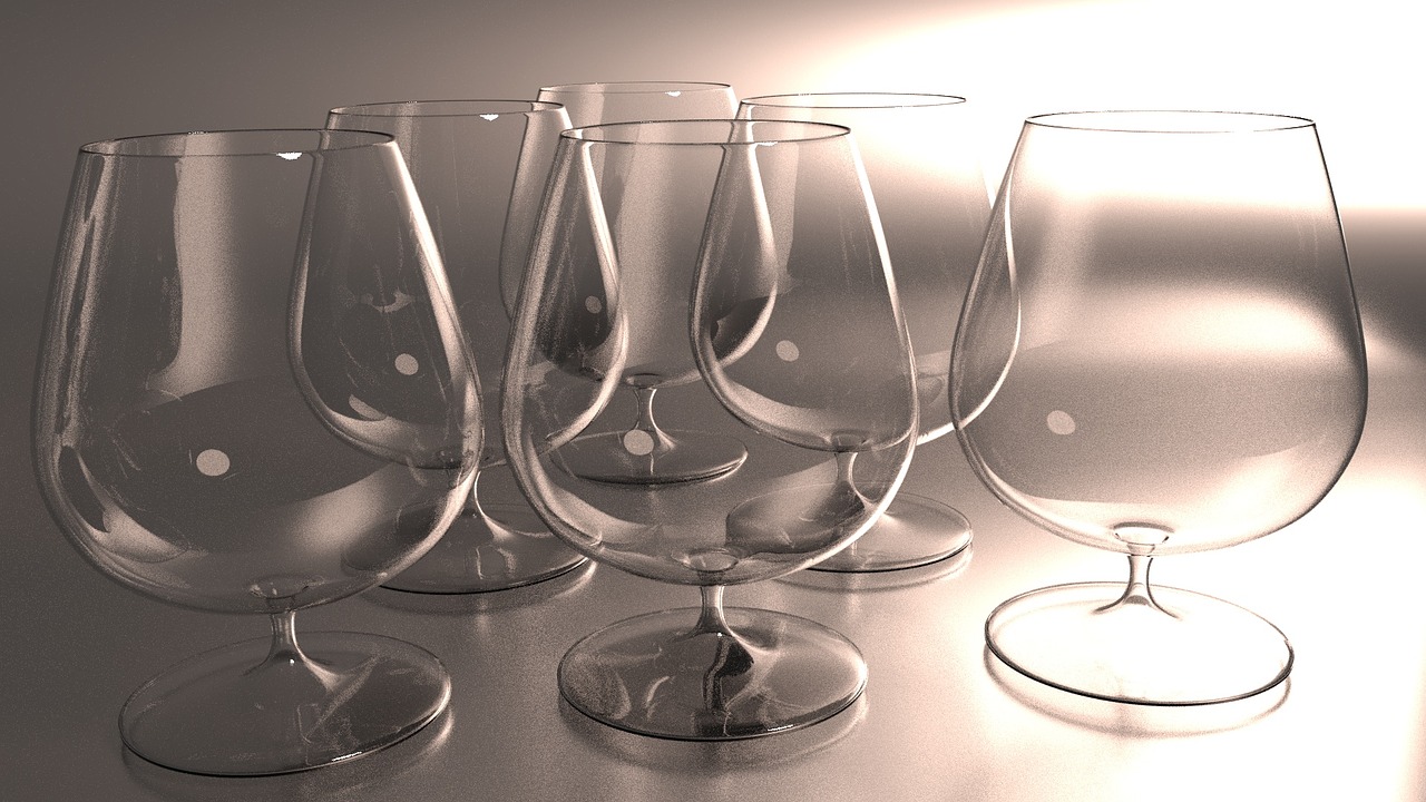 cognac glass restaurant free photo
