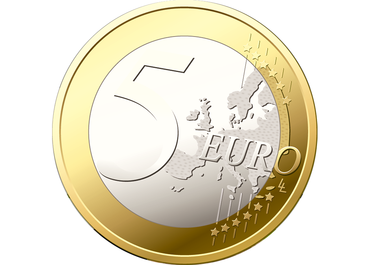 coin 5 euro money free photo