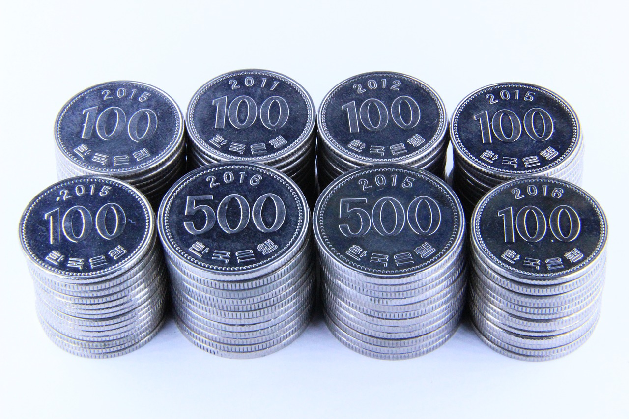 coin money republic of korea free photo