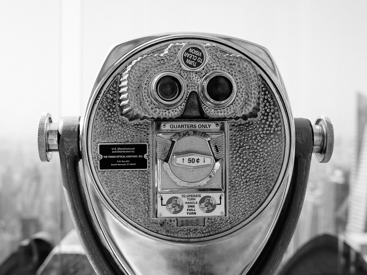 coin operated binoculars tower viewer free photo