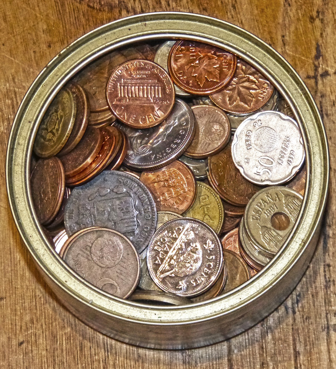 coins money collection free photo