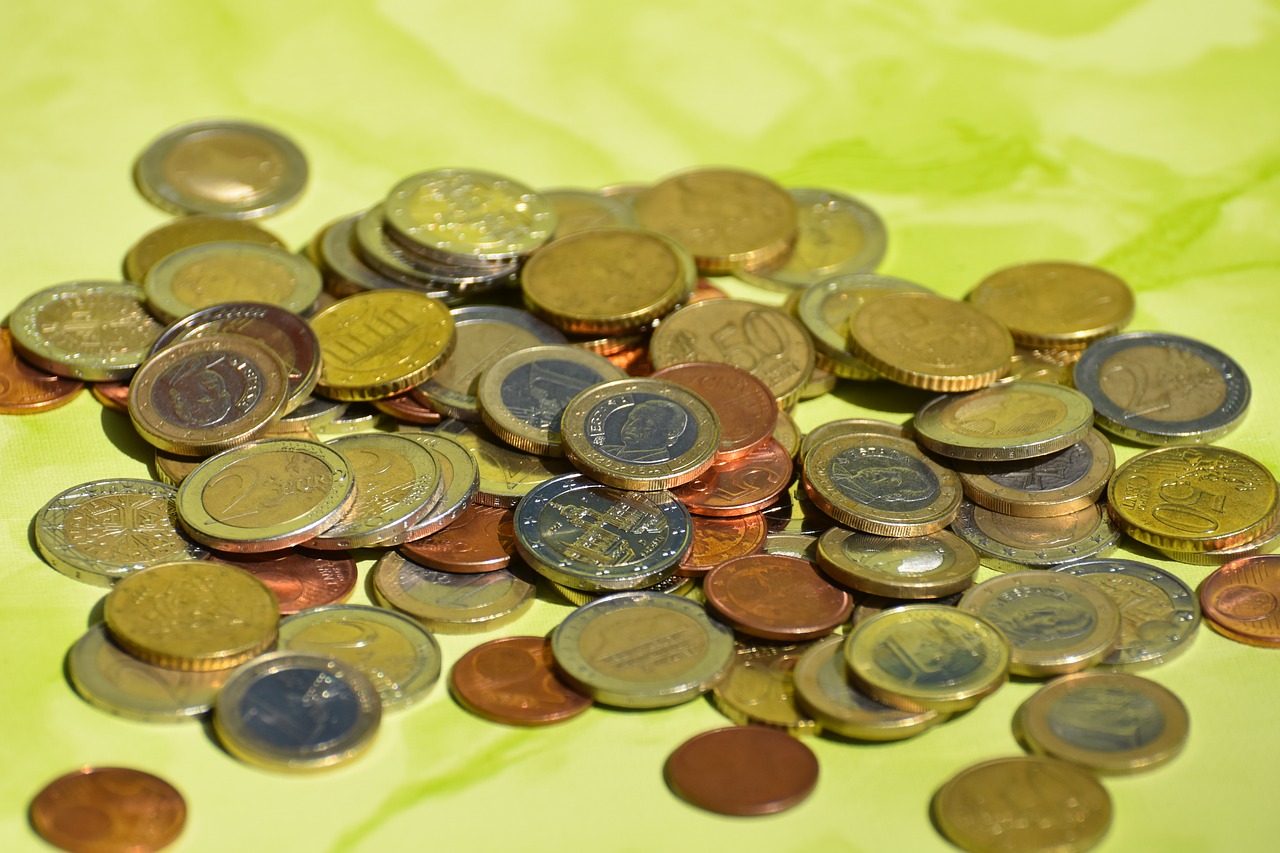 coins currency euro free photo