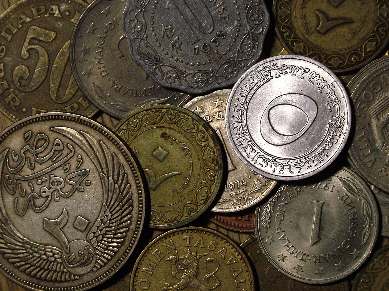 coins old currency free photo