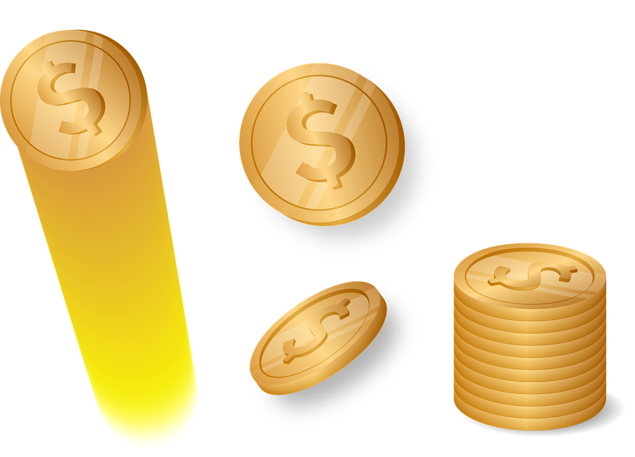 coins  gold  money free photo