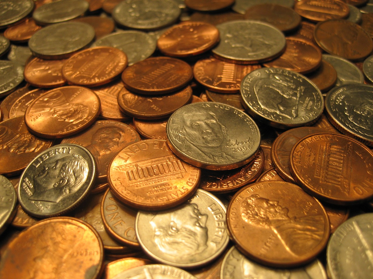 coins money assortment free photo