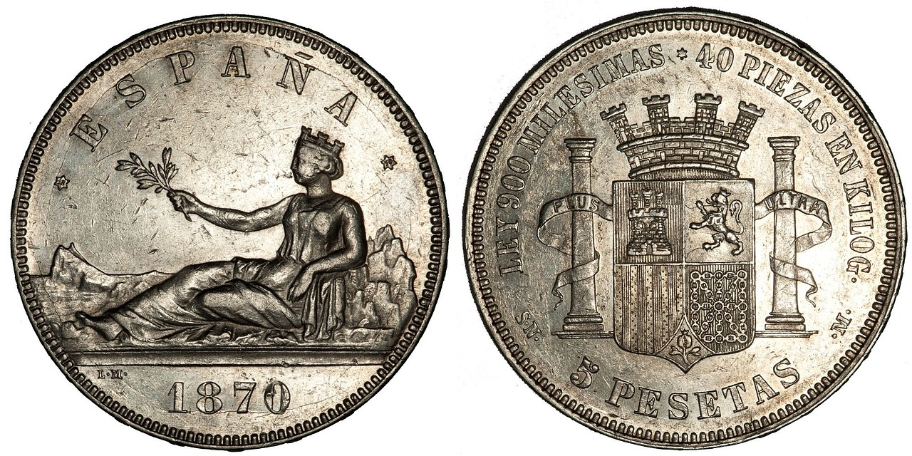 coins money spanish free photo