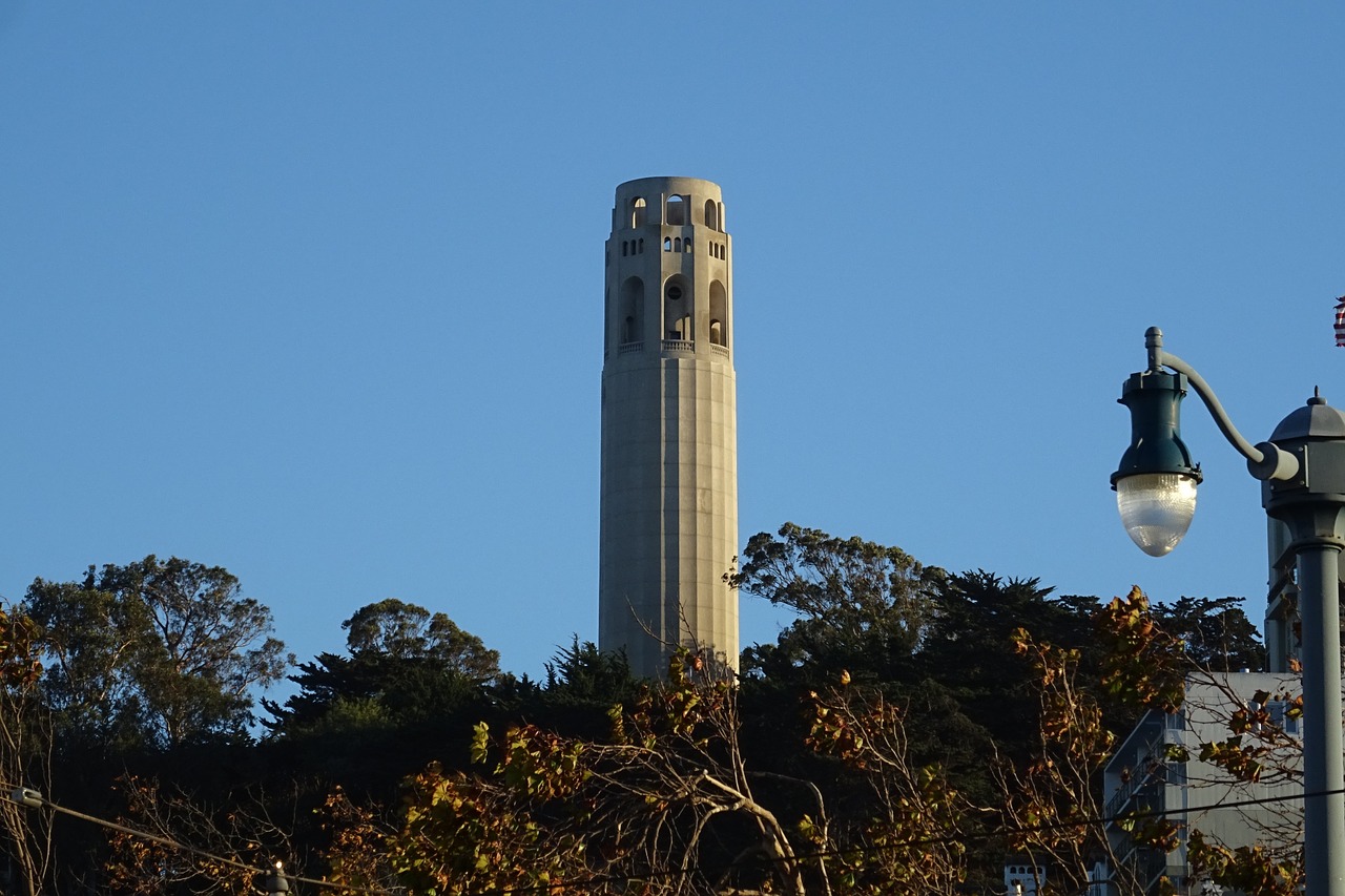 coit tower telegraph hill tower free photo