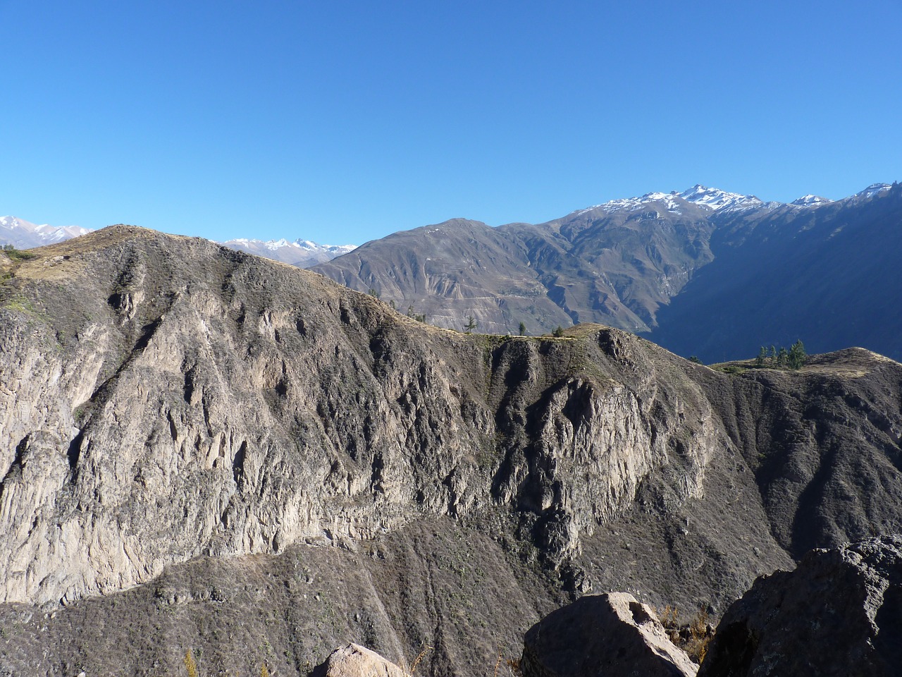 colca canyon  peru  landscape free photo