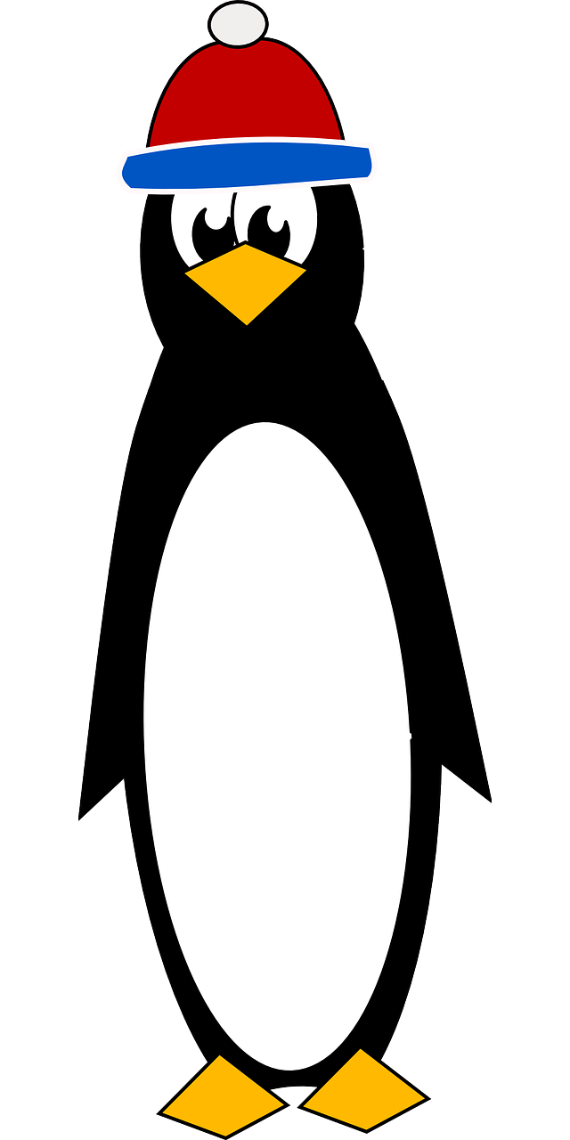 cold linux penguin free photo