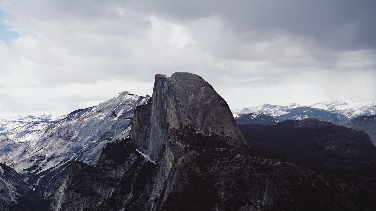 cold landscape mountain peak free photo