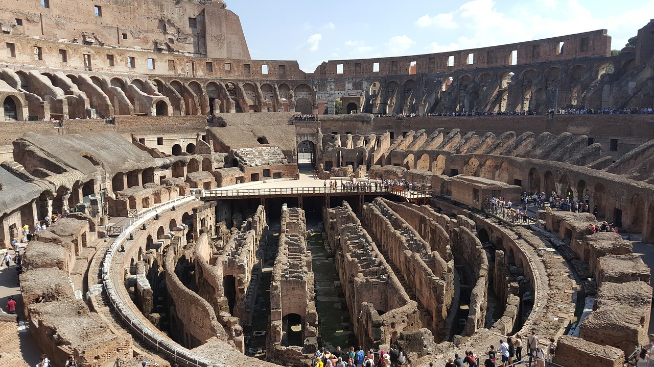 coliseum historic italy free photo