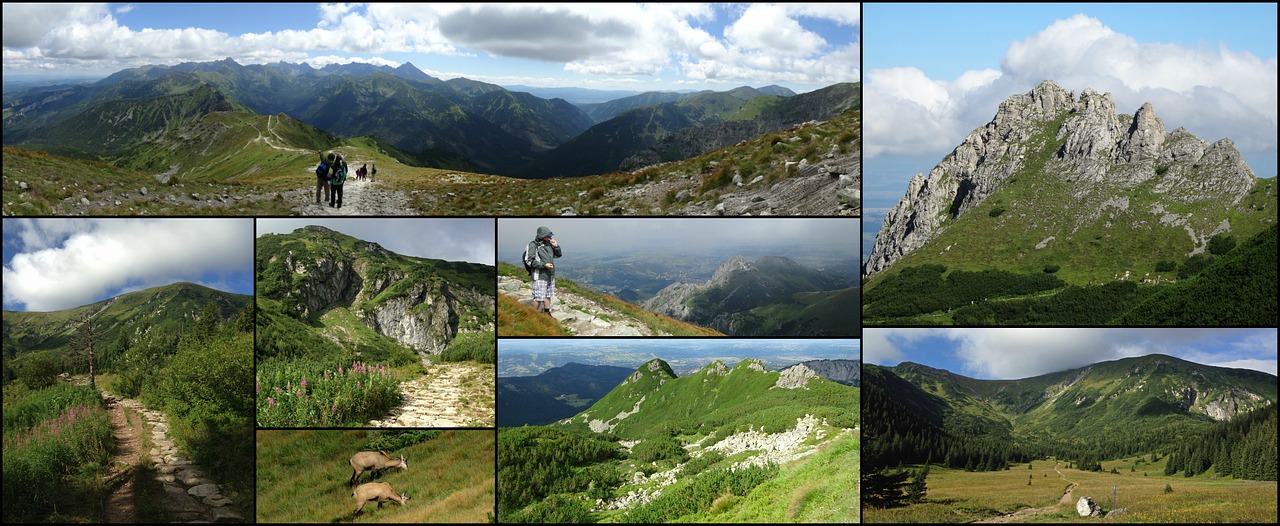 collage tatry mountains free photo