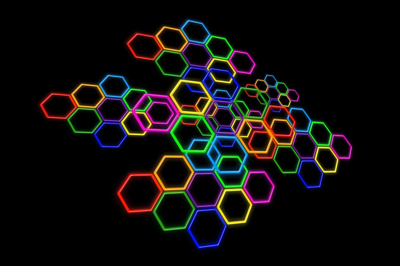 collective hexagon group free photo