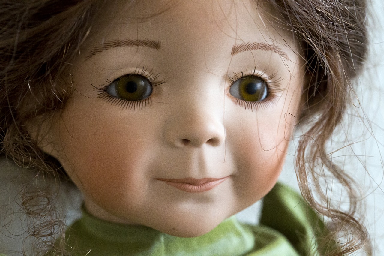 collector's doll detail face free photo