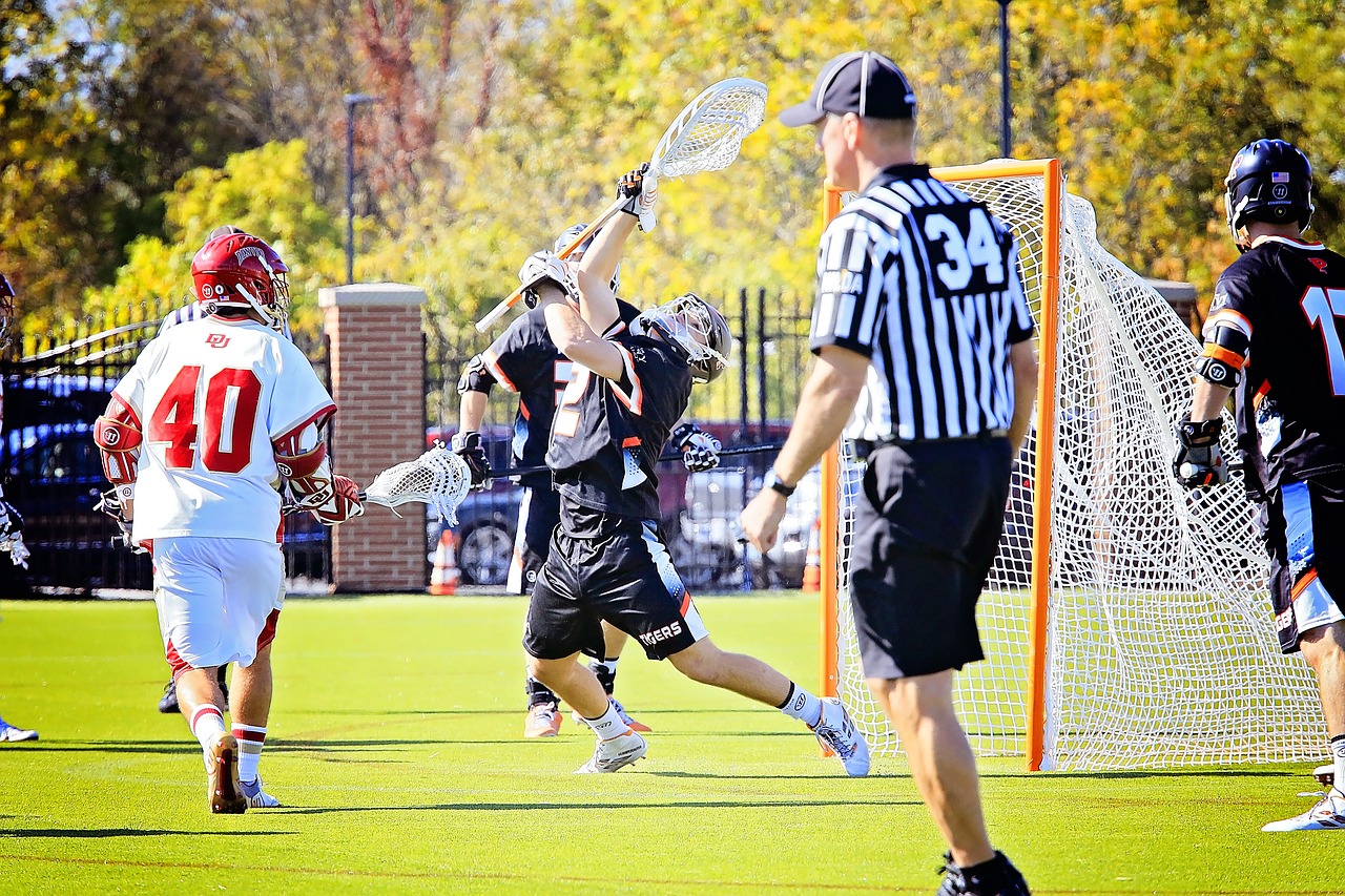 college lacrosse game free photo