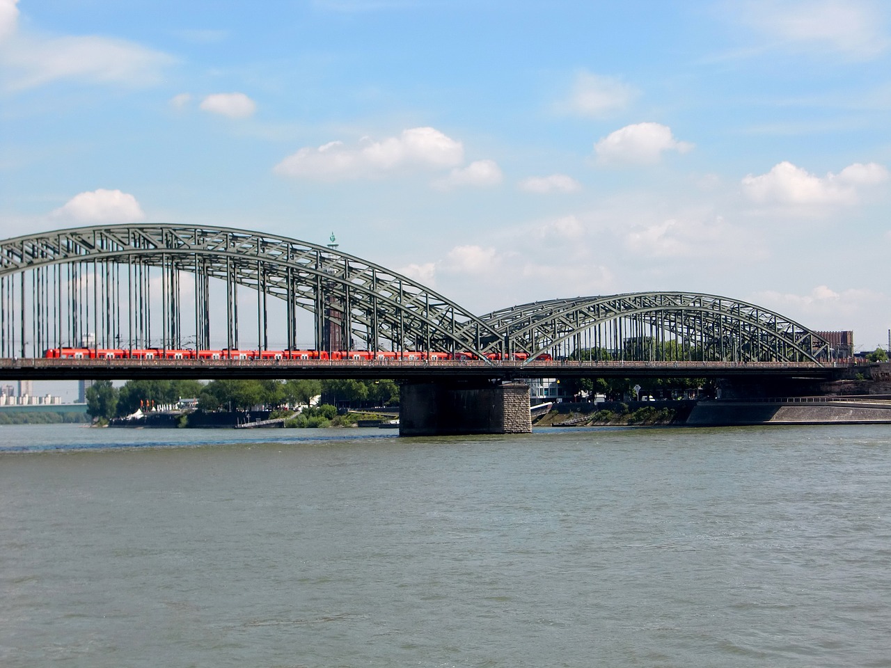 cologne bridge rhine free photo