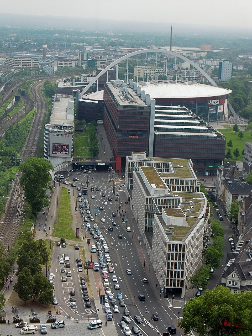 cologne traffic jam free photo