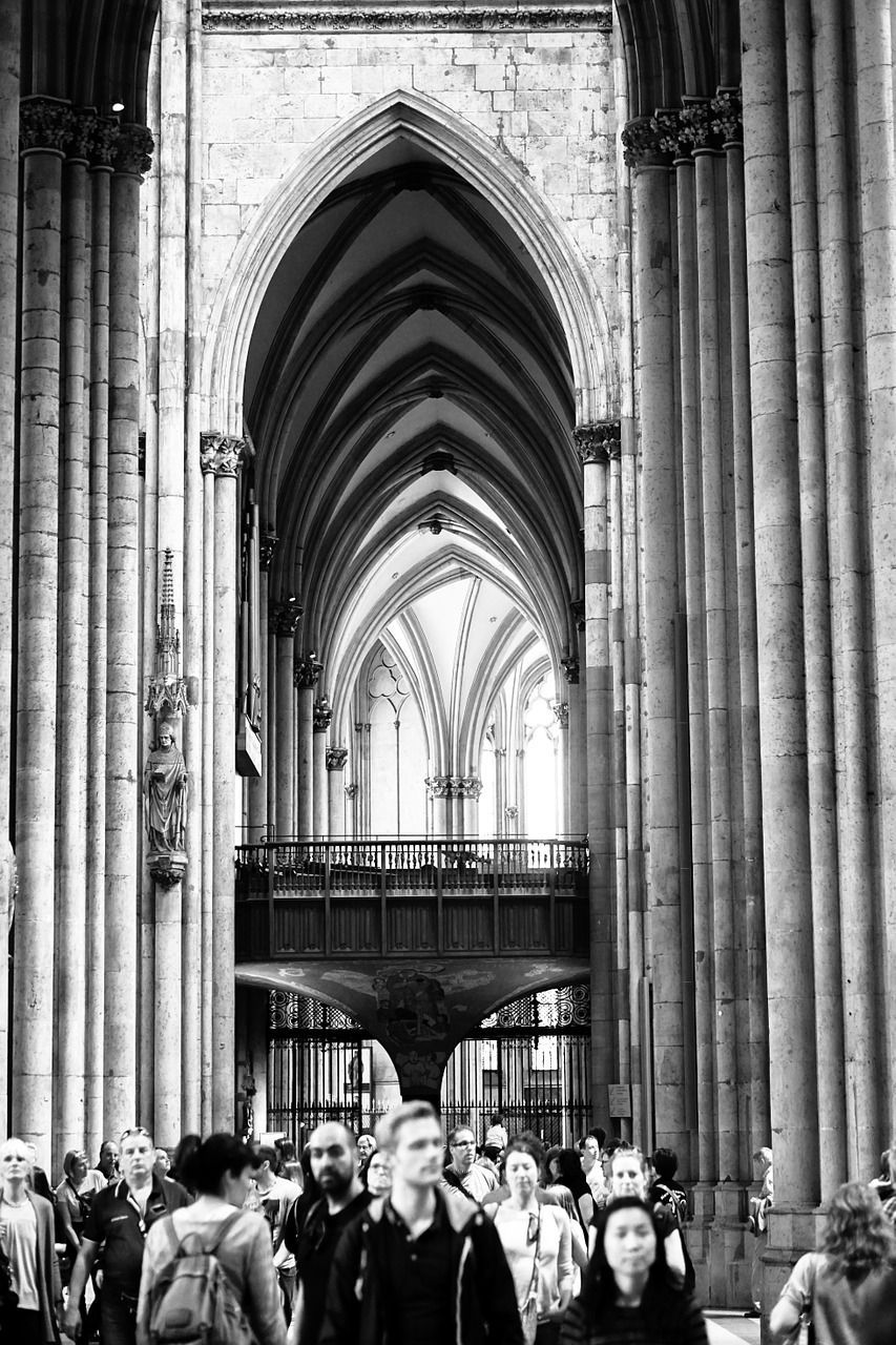 cologne dom light free photo