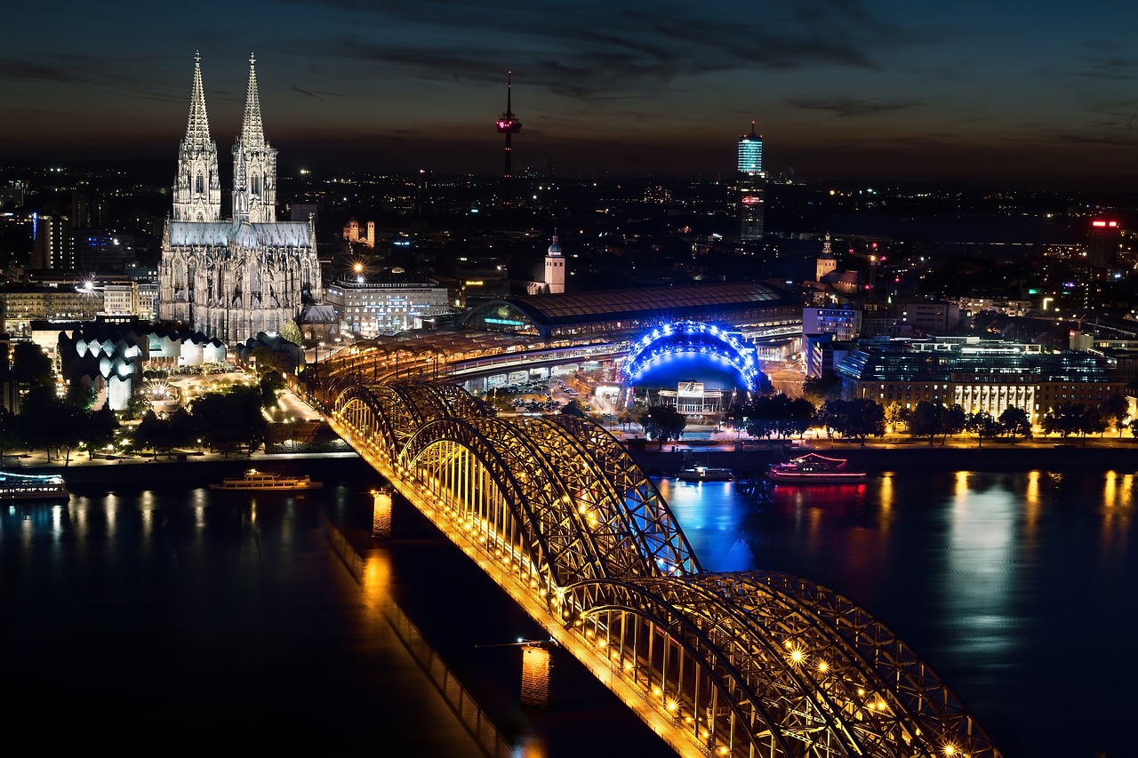 cologne cologne cathedral hohenzollern bridge free photo