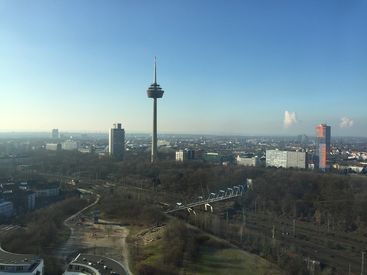 cologne media park radio tower free photo