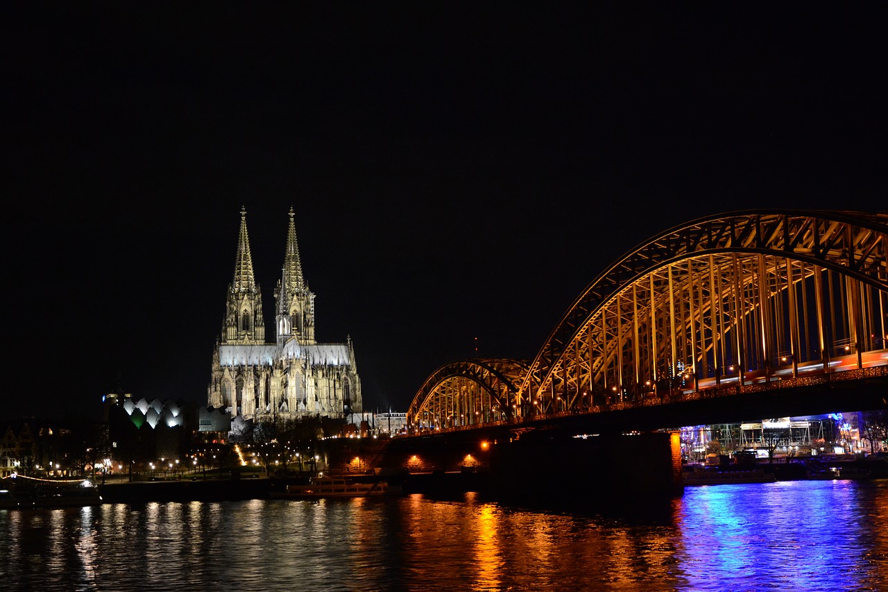 cologne dom hohenzollern bridge free photo