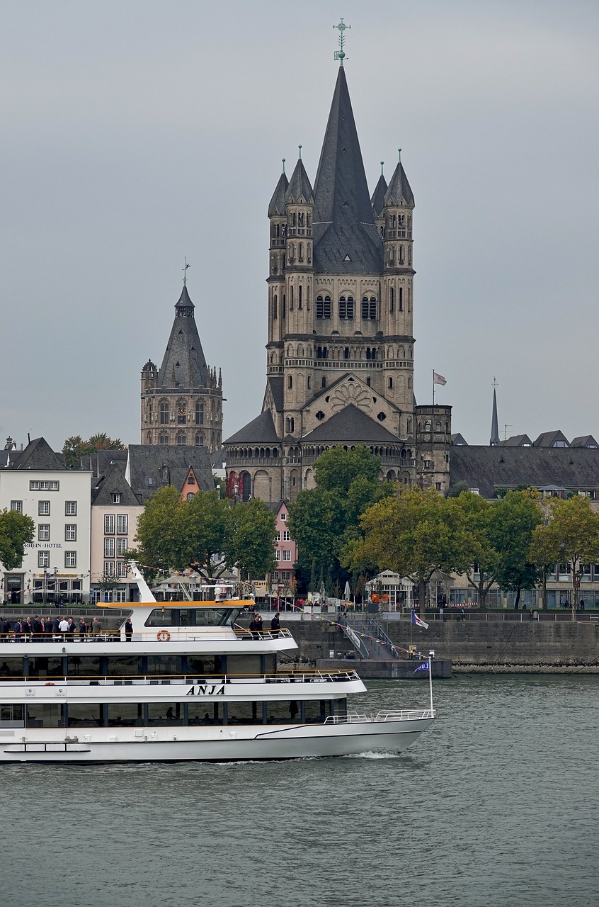 cologne old town rhine free photo