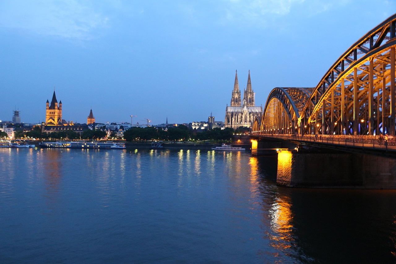 cologne  cologne cathedral  hohenzollern bridge free photo
