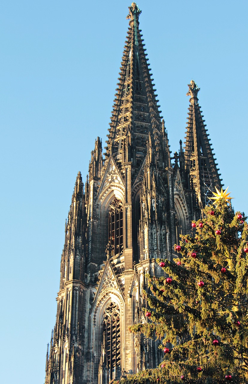 cologne cathedral dom christmas free photo