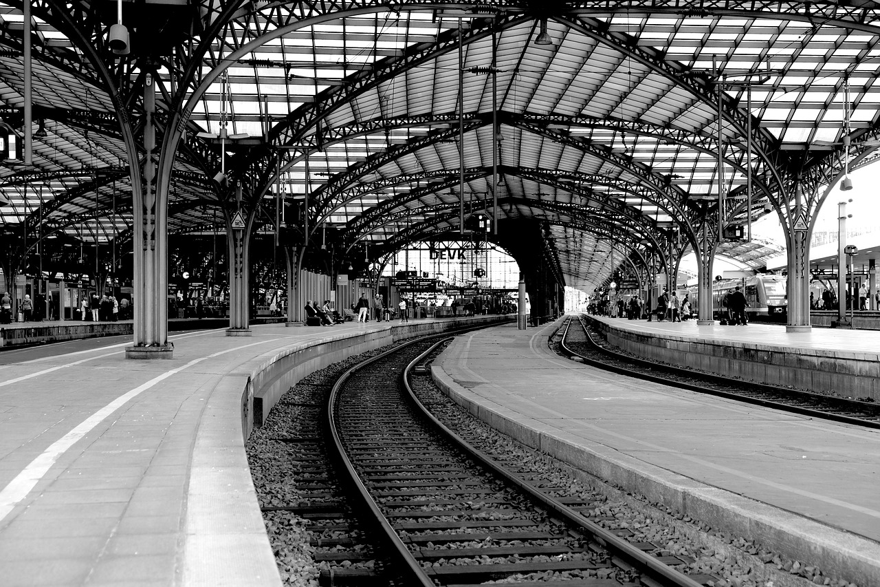 cologne main station train cologne free photo