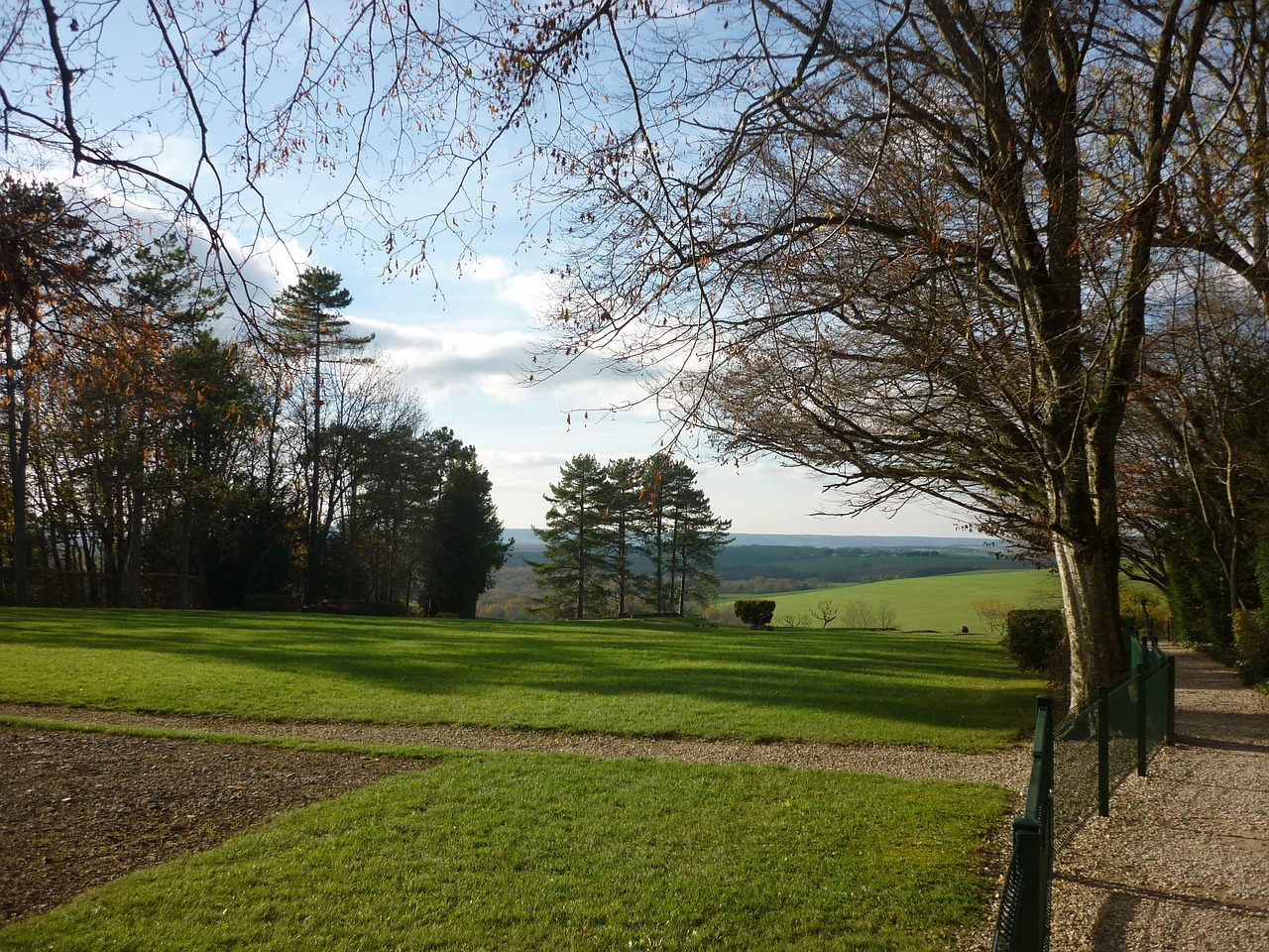 colombey boisserie south garden view free photo