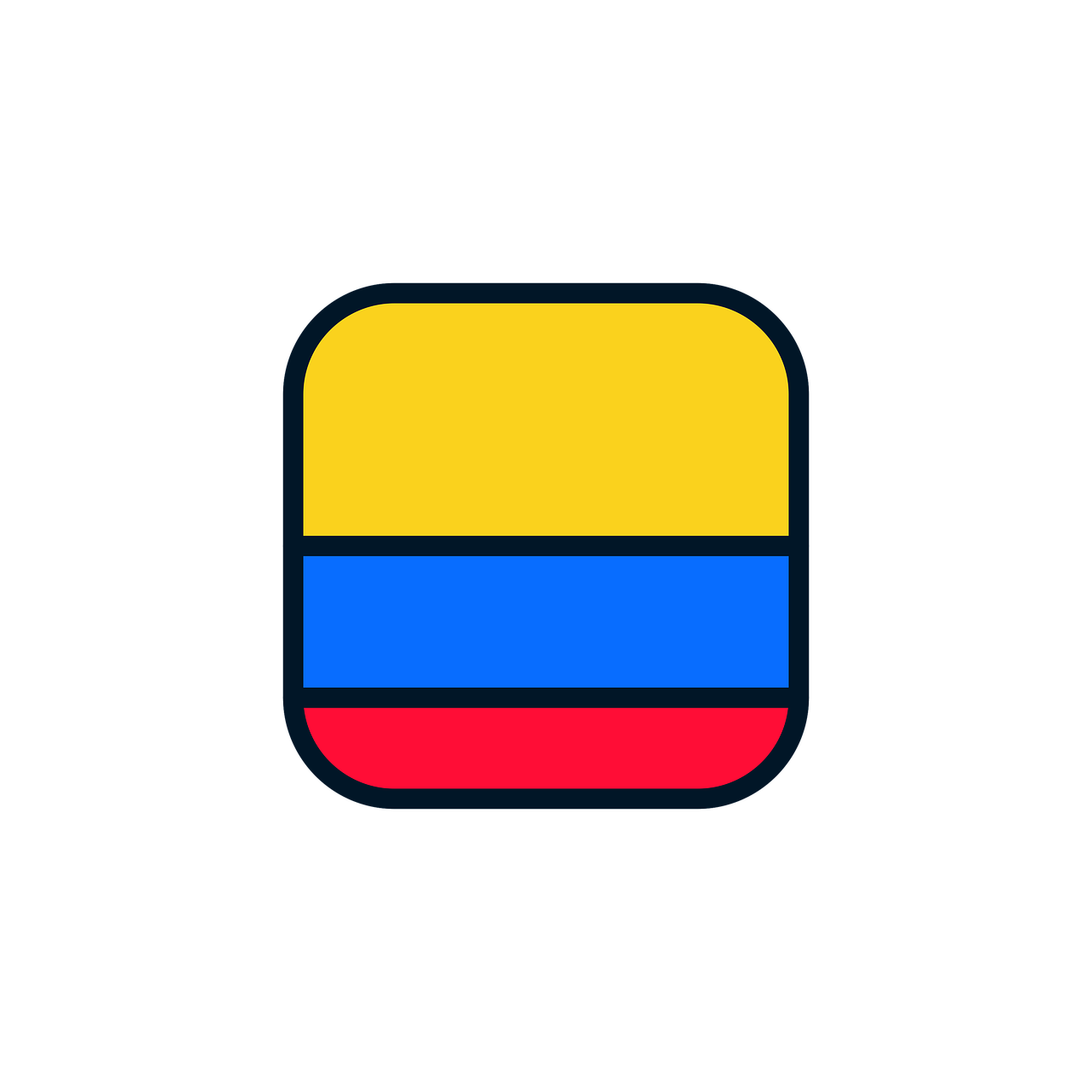 colombia  colombia icon  colombia flag free photo