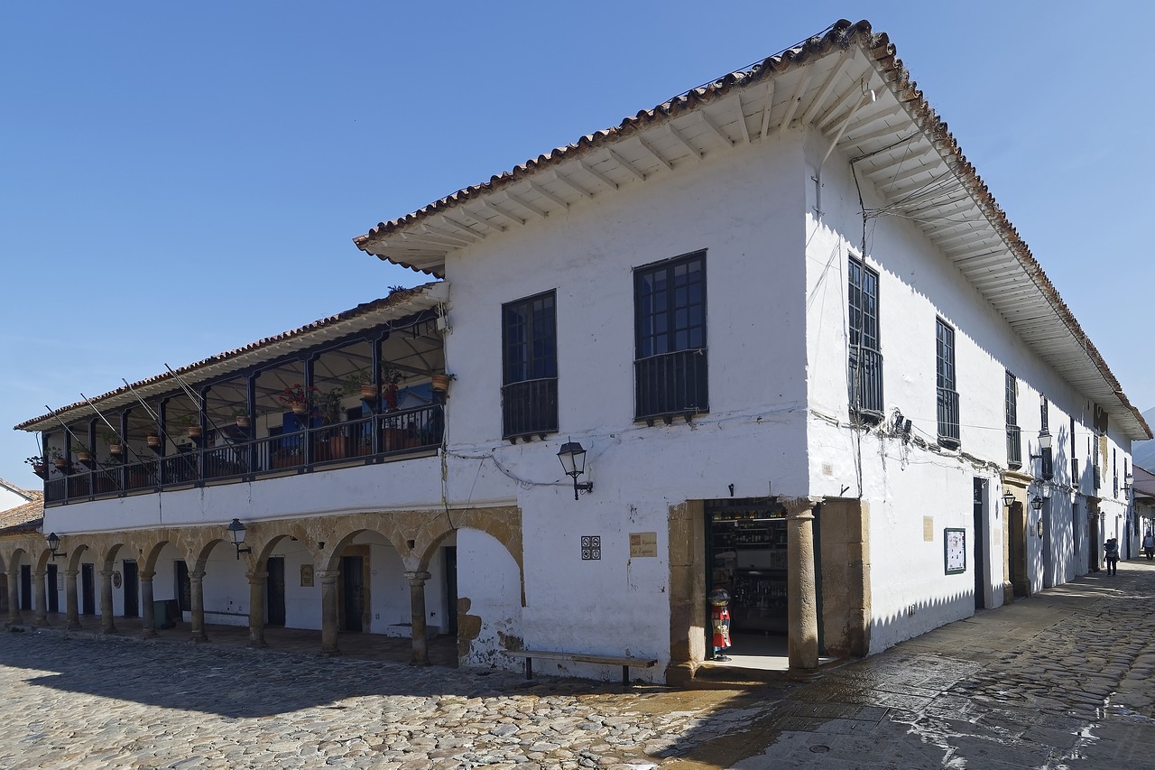 colombia  villa de leyva  historic center free photo