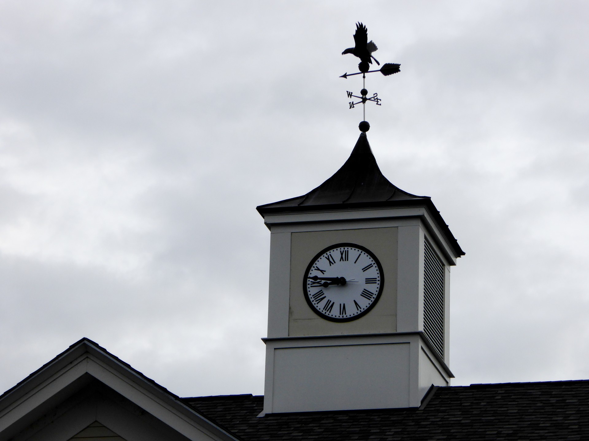 wooden clock tower free photo