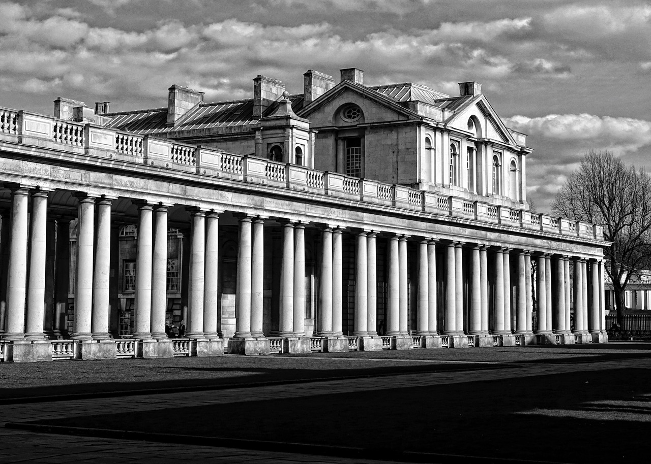 colonnade architecture style free photo