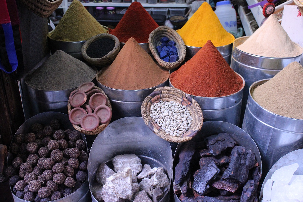 color spices stones free photo