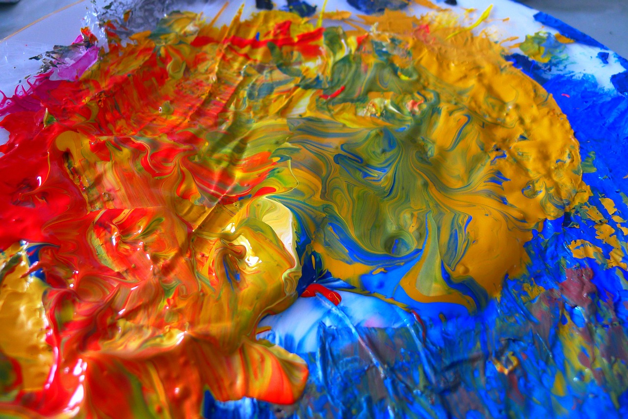 color paint colorful free photo