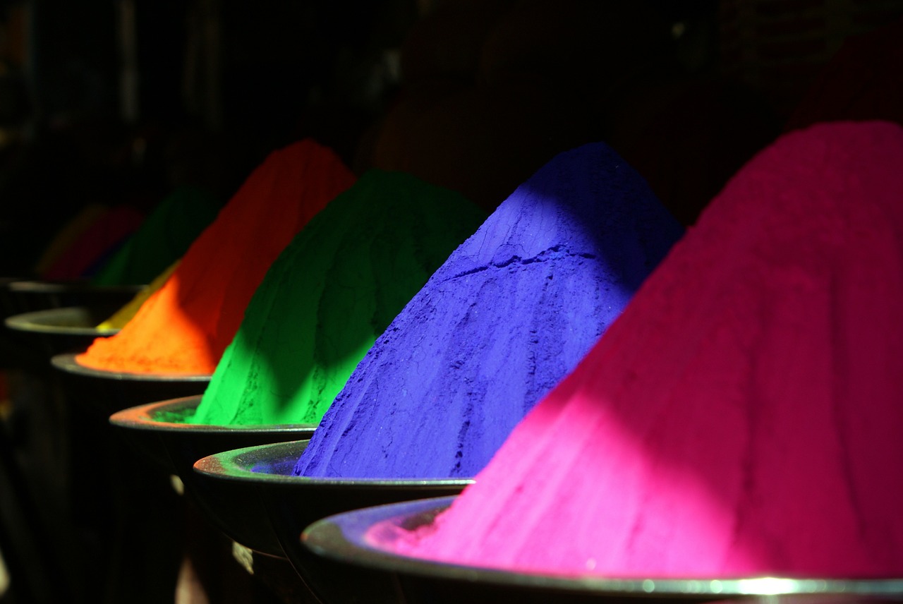 color colored powder india holipulver free photo