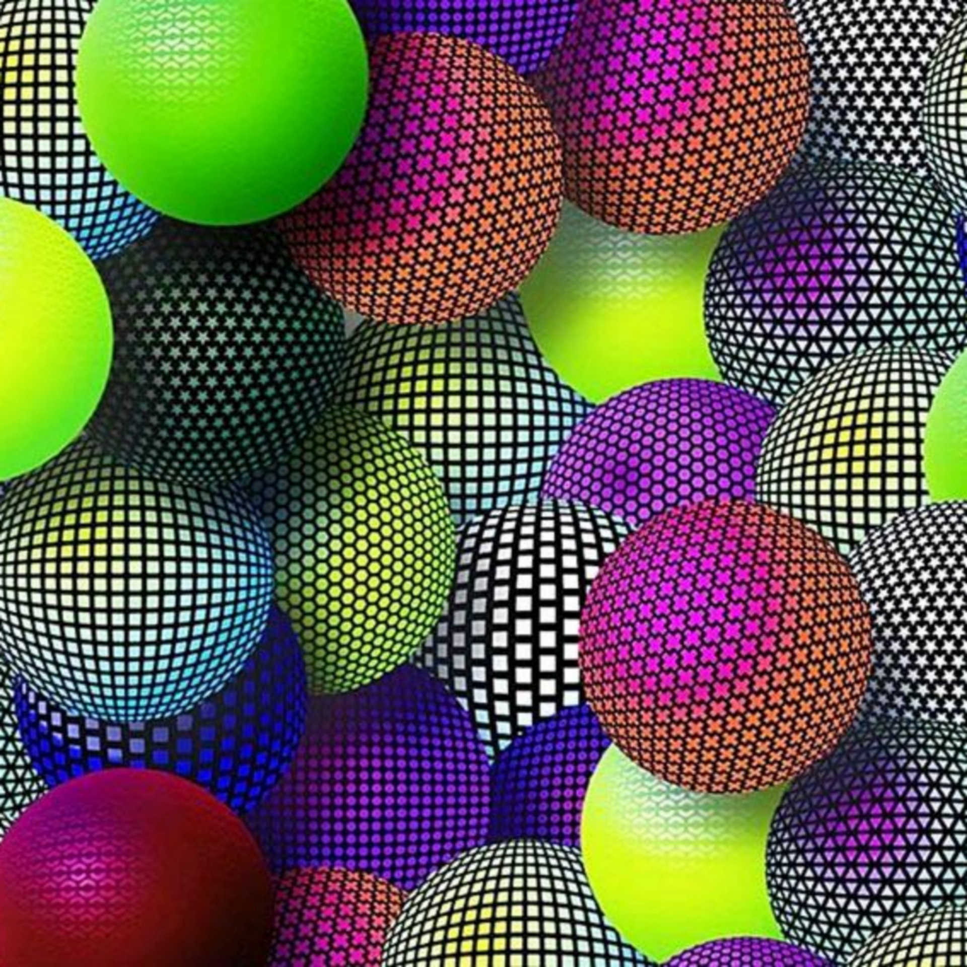 color balls pattern free photo