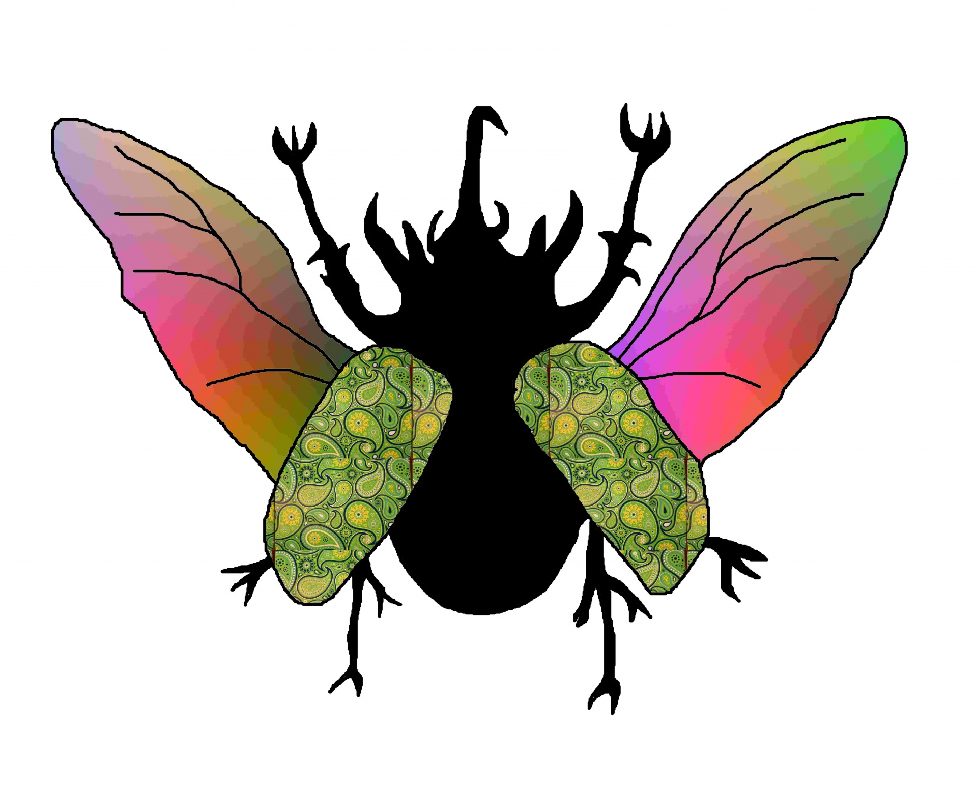 Insect,gradient,fly,drawing,cartoon - free image from 