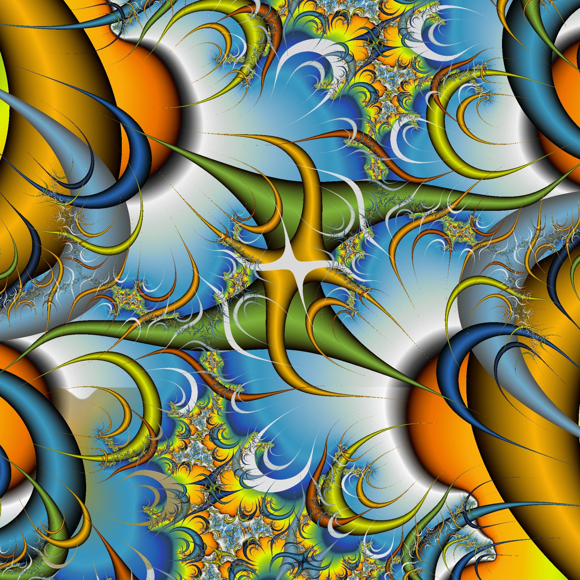 random color fractal free photo