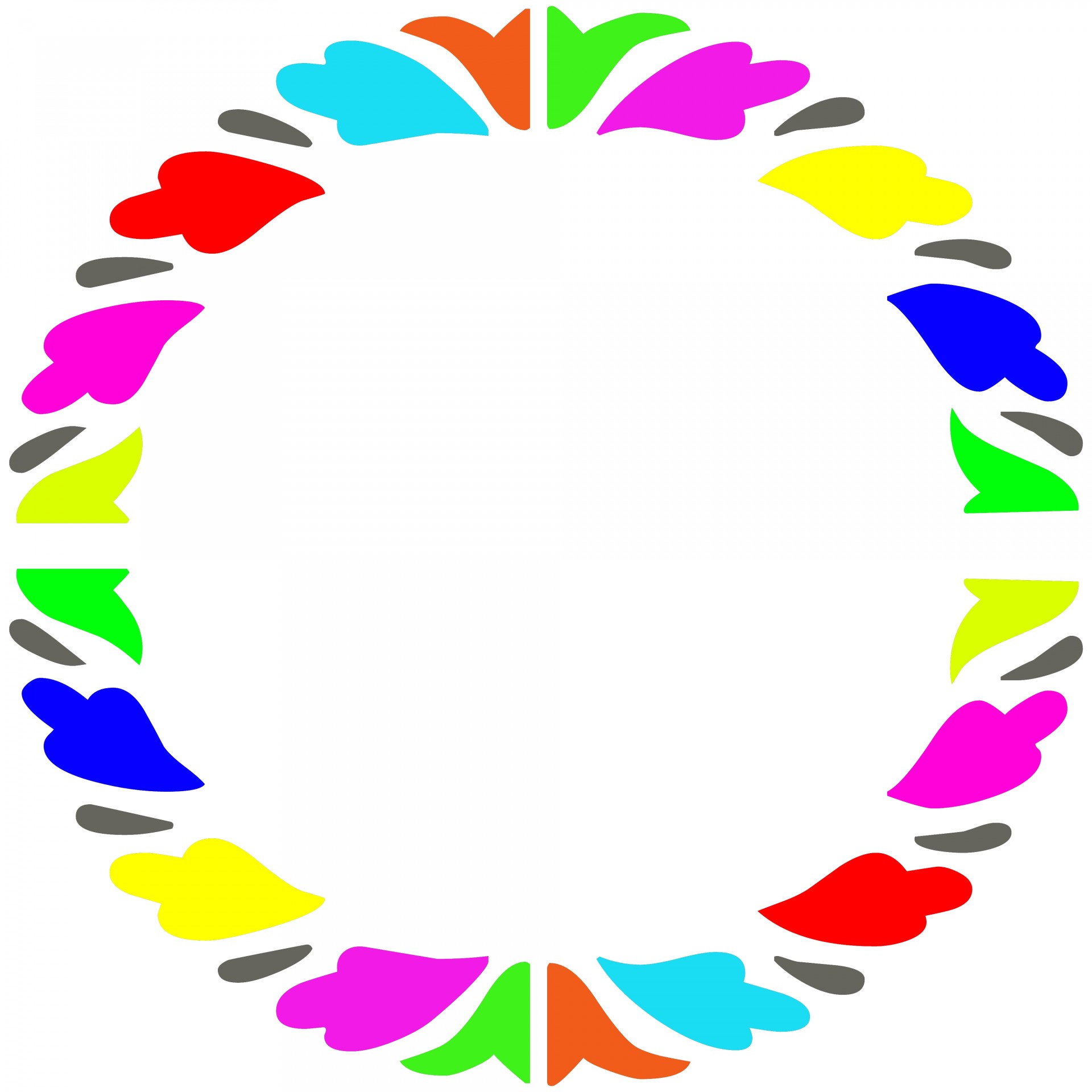 round circle color free photo