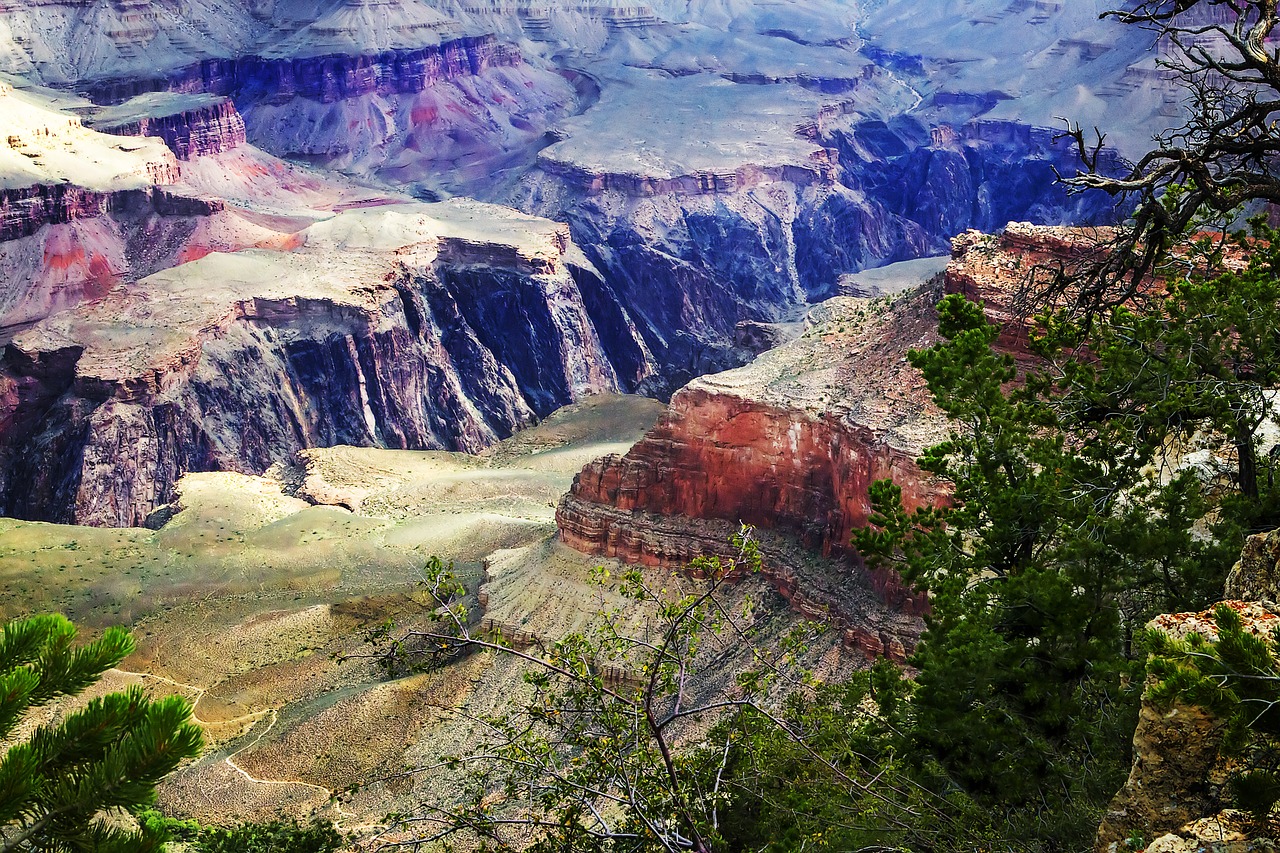 color grand  canyon  arizona free photo