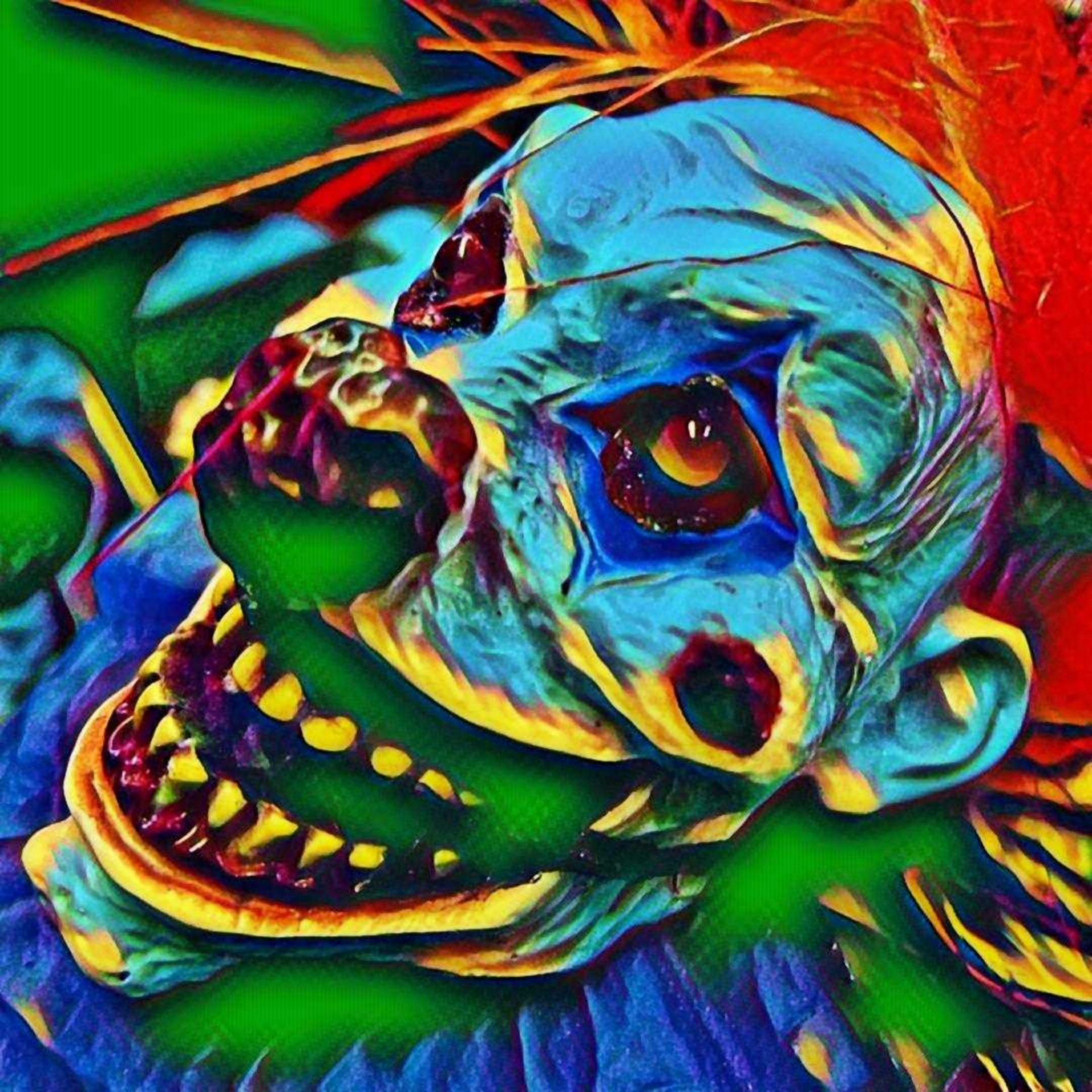 color clown mask free photo