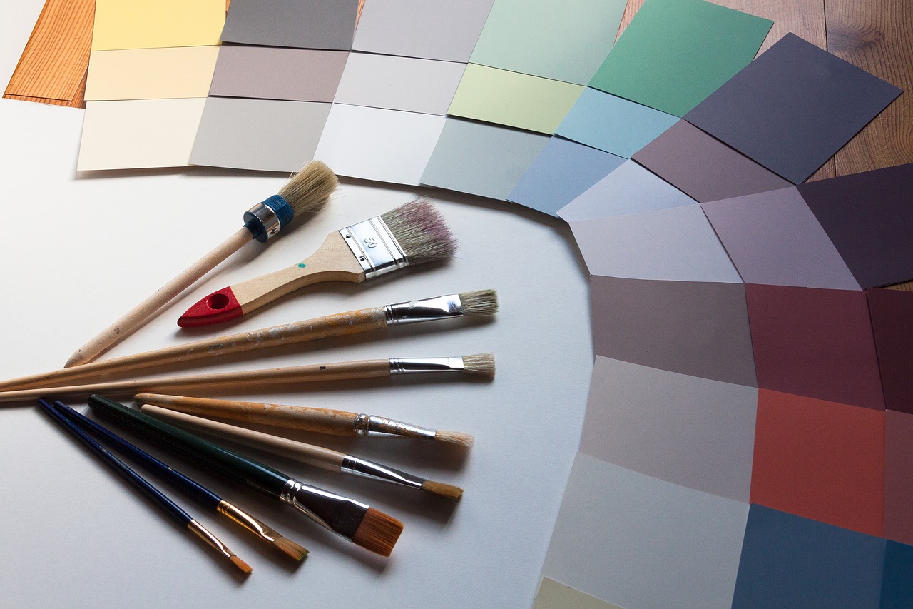 color patterns brush design free photo