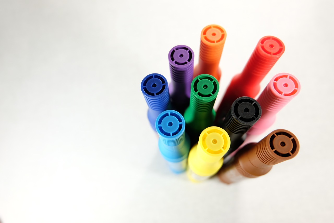 color pen color colorful free photo