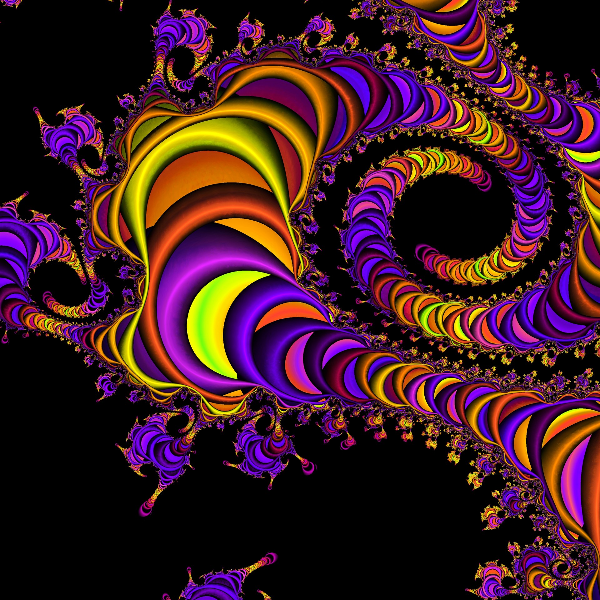 color fractal 3d free photo
